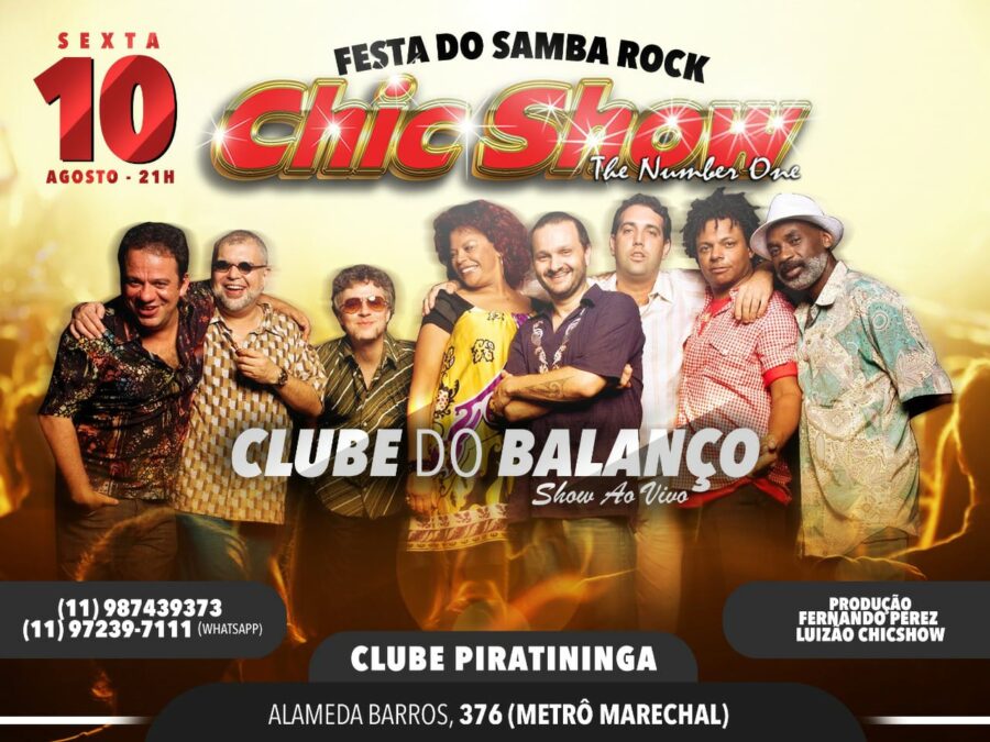 Chic Show realiza baile com show do Clube do Balanço