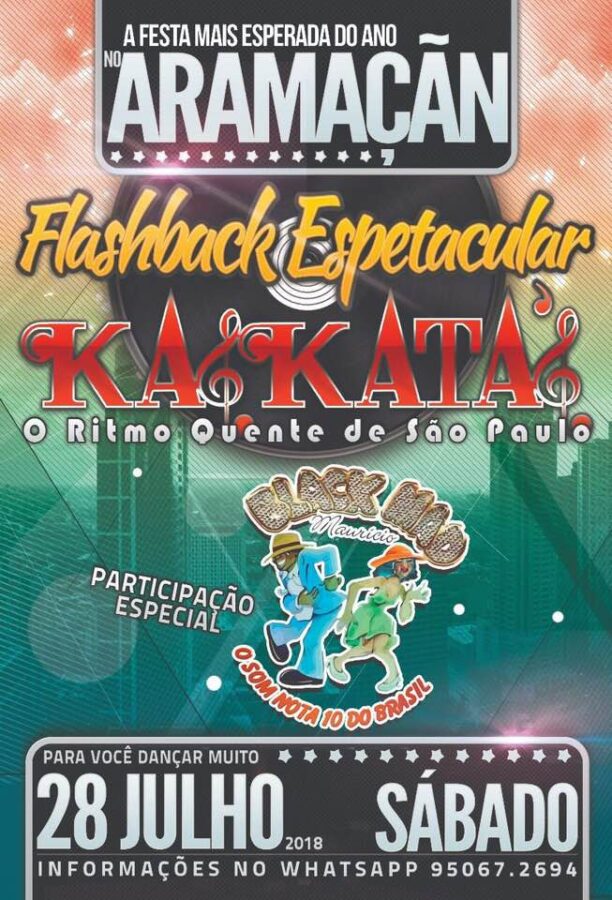 Kaskata's realiza baile em 28 de julho no Clube Atlético Aramaçan