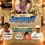 Aniversário do Johnny, na Casa de Nassau em julho de 2019